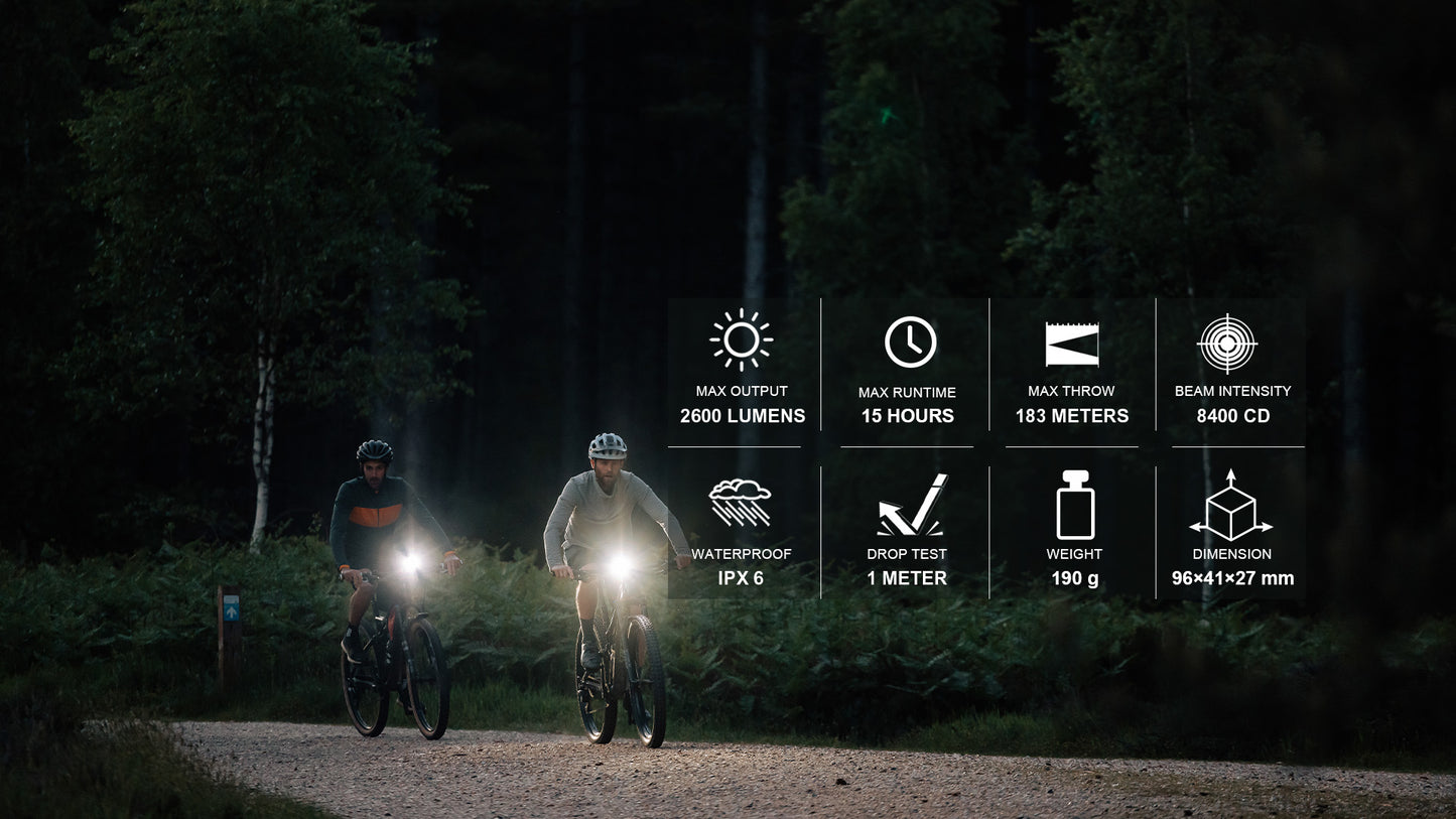 Ray 2600B Bike Front Light