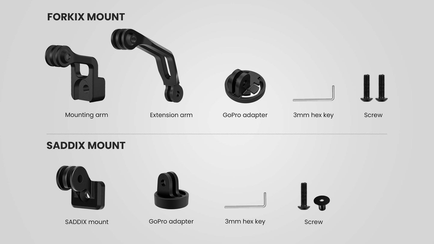 Magicshine SADDIX Mount - GoPro Mount for Brompton Bikes with SEEMEE Series Tail Light Adapter