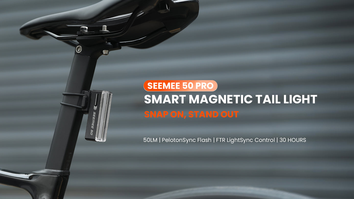 Magicshine SEEMEE 50 Pro Smart Magnetic Quick Release Bike Tail Light