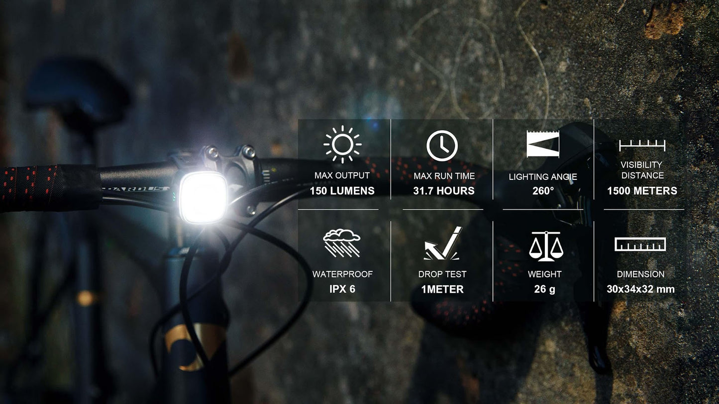 SEEMEE 150 Smart Bike Front Light - Single / Combo