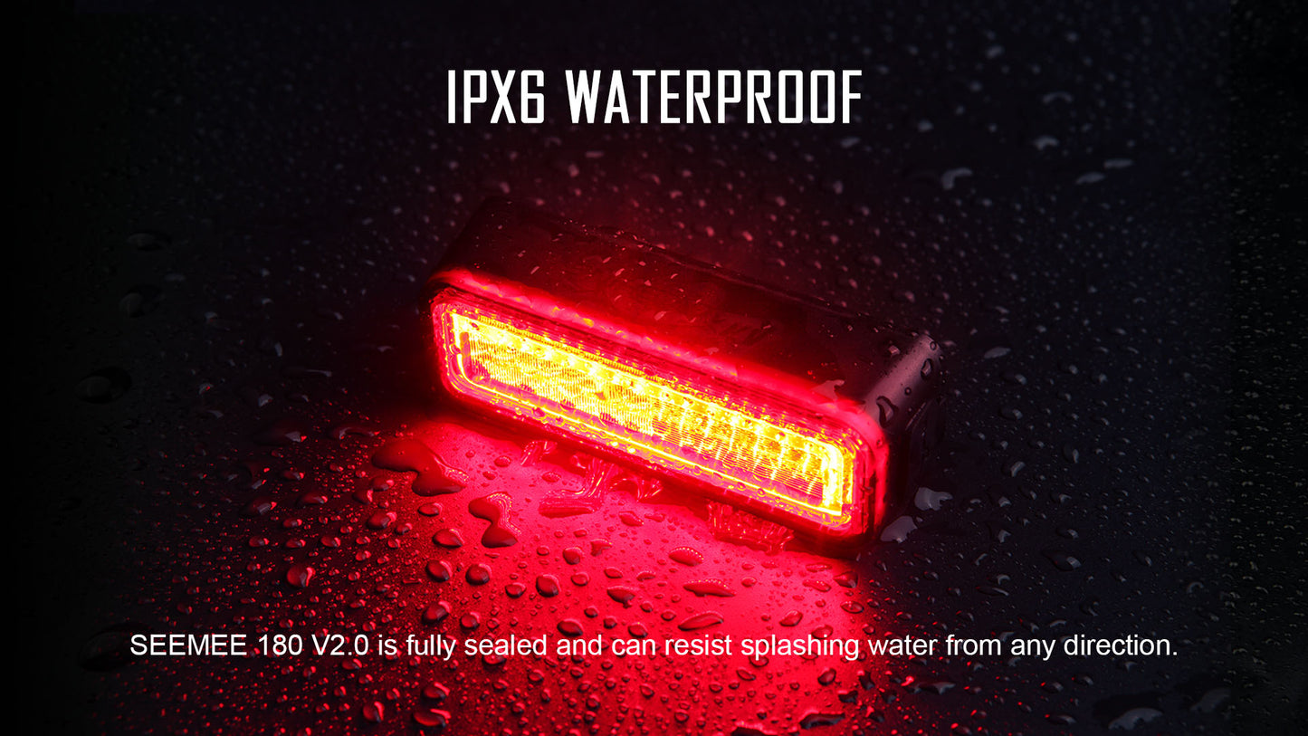 SEEMEE 180 V2.0 Smart Bike Tail Light