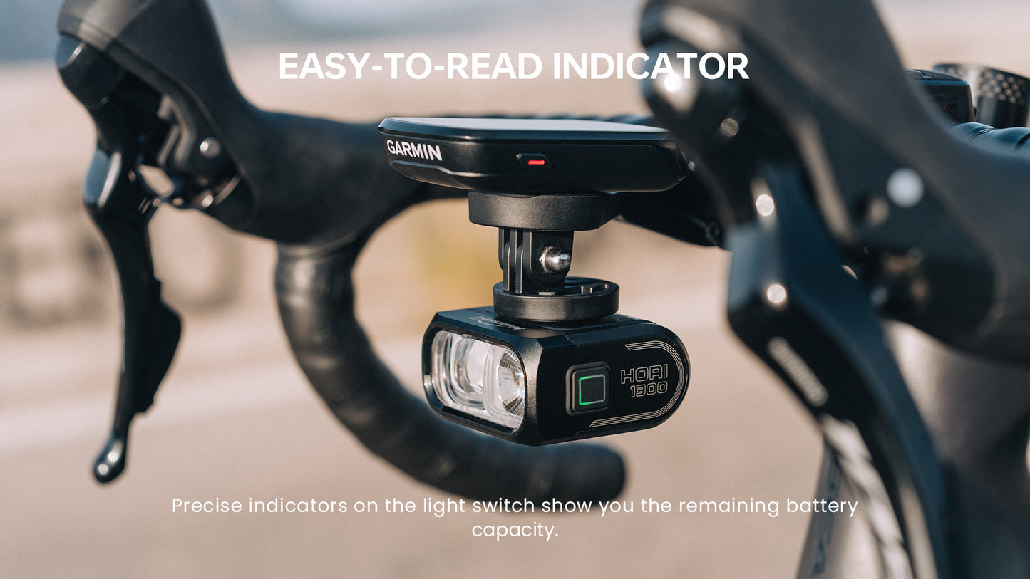 HORI 1300 UNDERNEARTH MOUNTED BIKE LIGHT