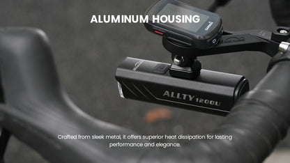 ALLTY 1200U Underneath Mounted Bike Front Light