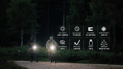 Ray 2600B Bike Front Light