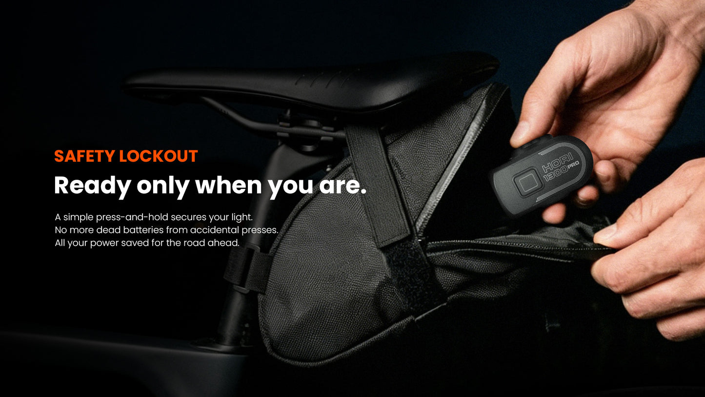 HORI 1300 PRO Dual Mounted Bike Light