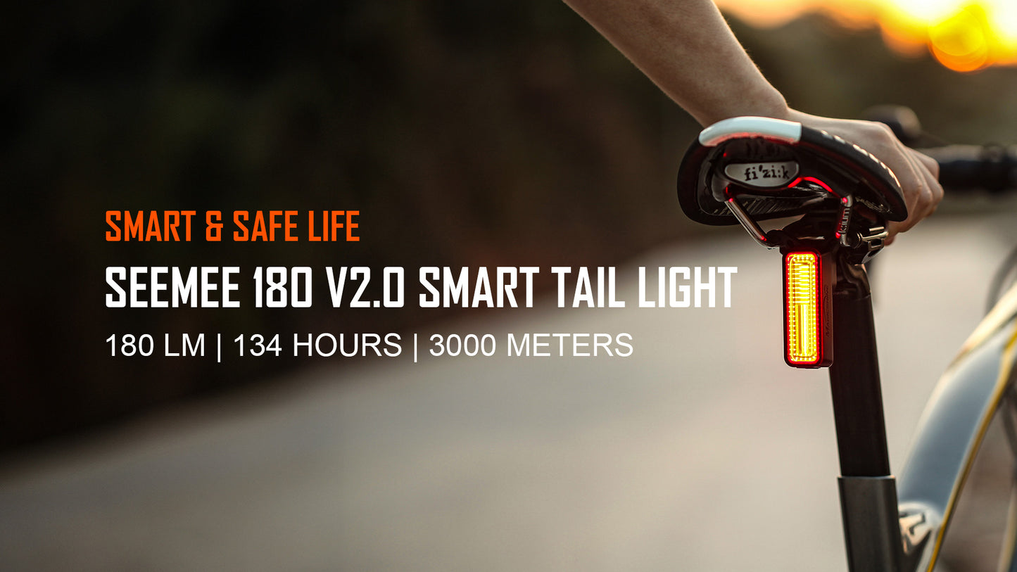 SEEMEE 180 V2.0 Smart Bike Tail Light