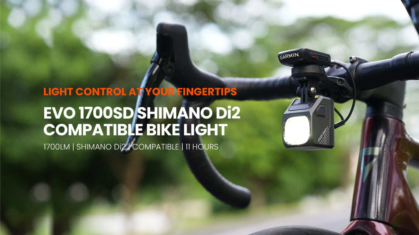 EVO 1700SD Shimano Di2 Compatible Bike Light