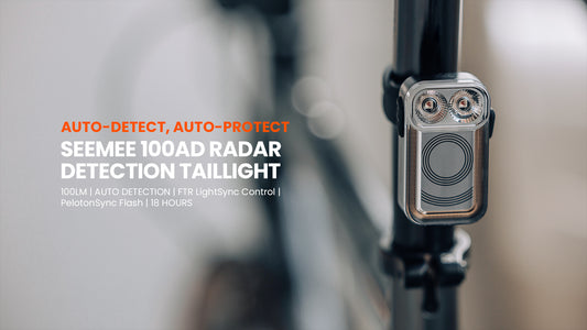 SEEMEE 100AD Radar Detection Bike Tail Light