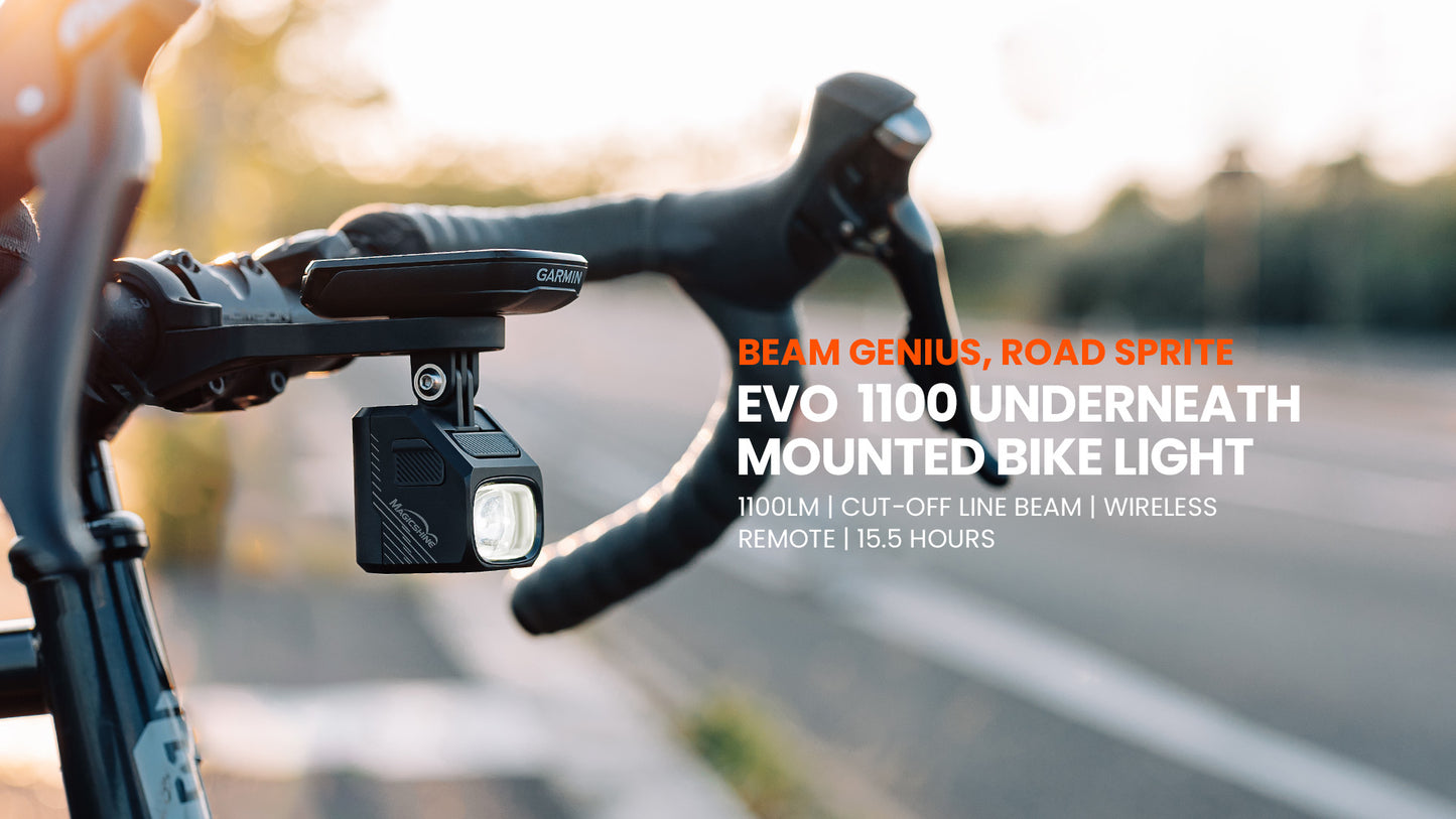 EVO 1100 Underneath Mounted Bike Light With Cut-Off Line Design