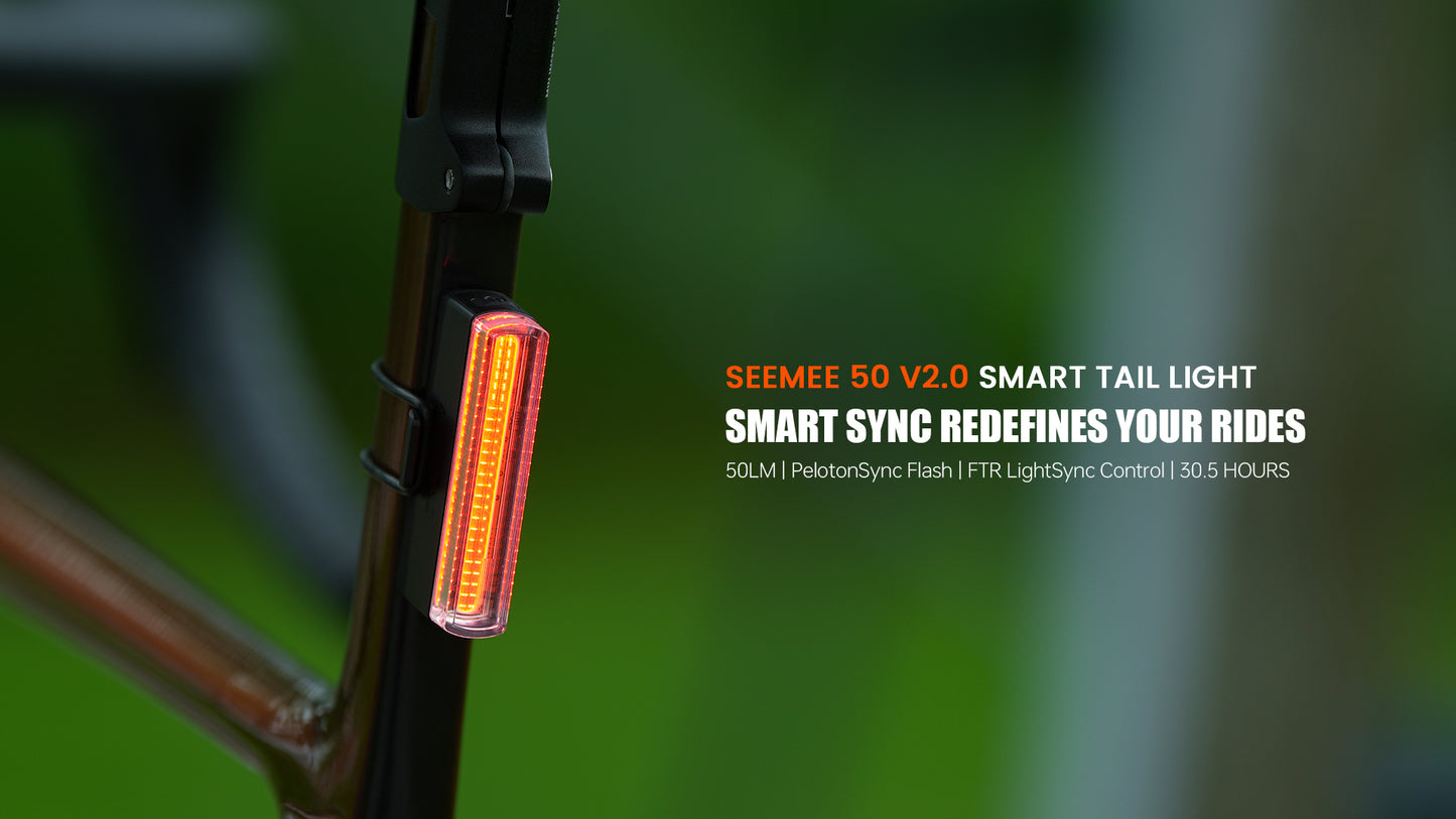 SEEMEE 50 V2.0 Smart Bike Tail Light