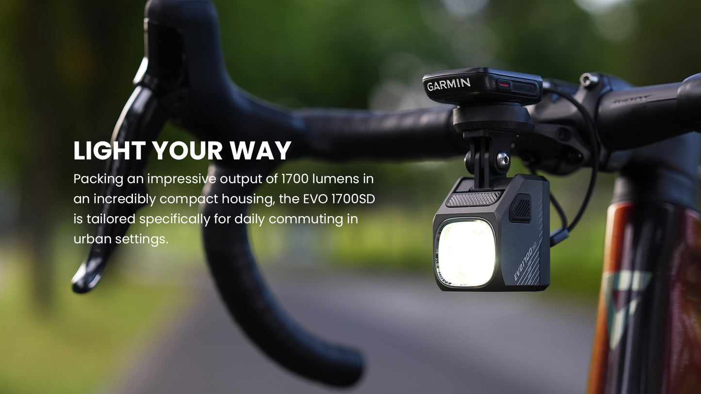 EVO 1700SD Shimano Di2 Compatible Bike Light