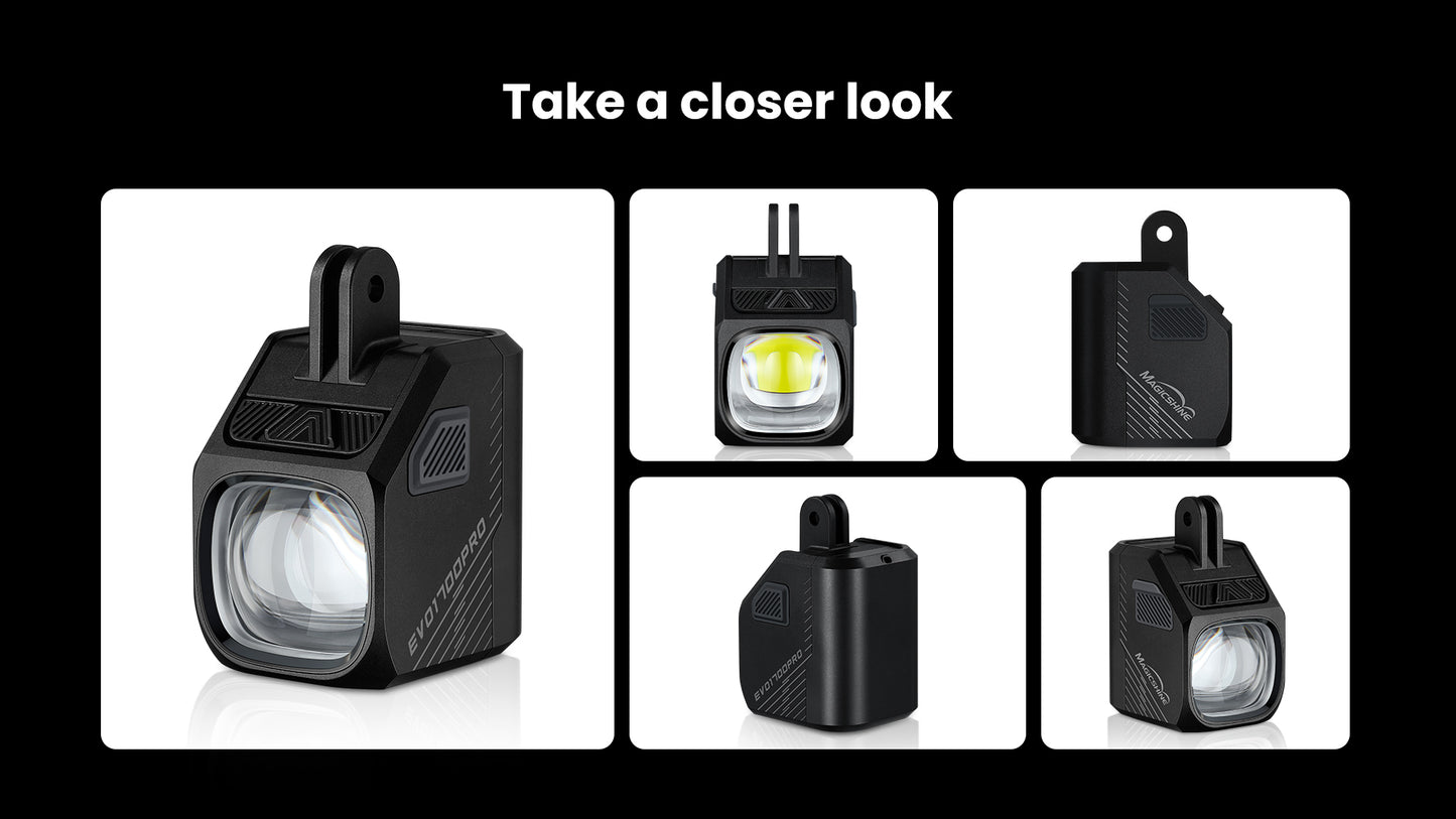 Magicshine EVO 1700 Pro Underneath Mounted Bike Light With Cut-Off Line Design