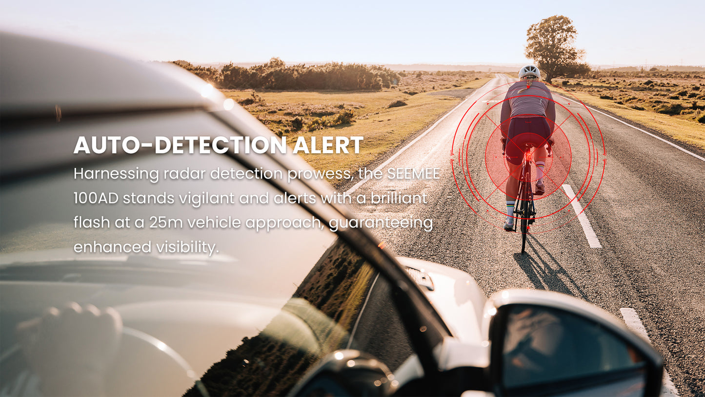 SEEMEE 100AD Radar Detection Bike Tail Light