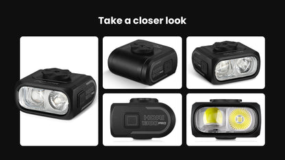 HORI 1300 PRO Dual Mounted Bike Light