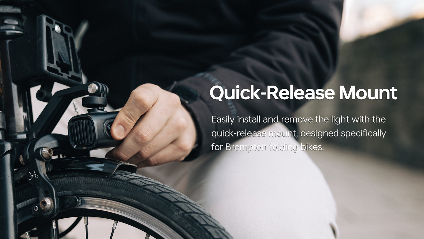 VTG 1000 Front Light for BROMPTON FOLDING BIKE