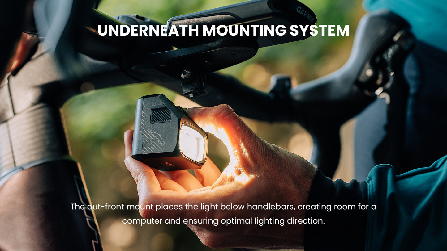 EVO 1100 Underneath Mounted Bike Light With Cut-Off Line Design