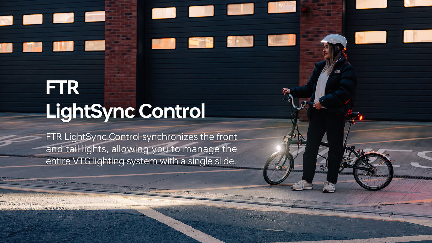 VTG 1000 Front Light for BROMPTON FOLDING BIKE