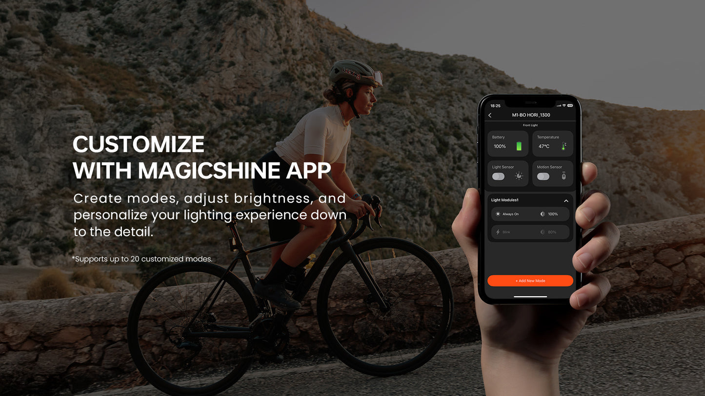 HORI 1300 UNDERNEARTH MOUNTED BIKE LIGHT