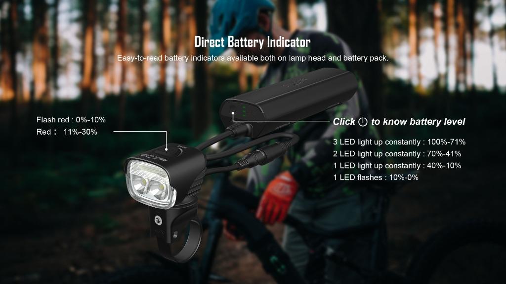 MJ-906S Lightweight Bike Light