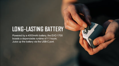 EVO 1700 Underneath Mounted Bike Light With Cut-Off Line Design