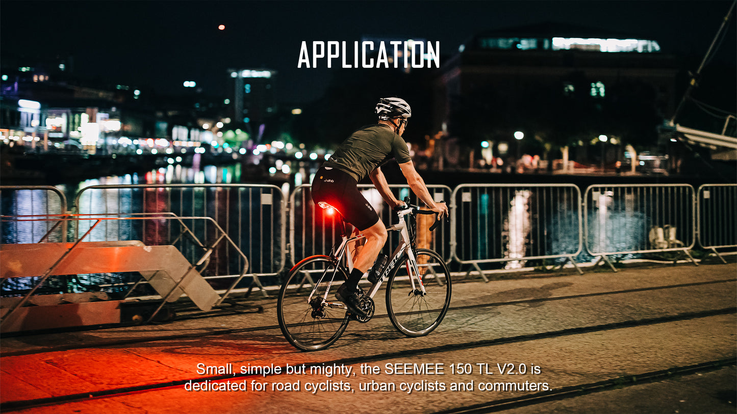 SEEMEE 150 V2.0 Smart Bike Rear Light - Single / Combo