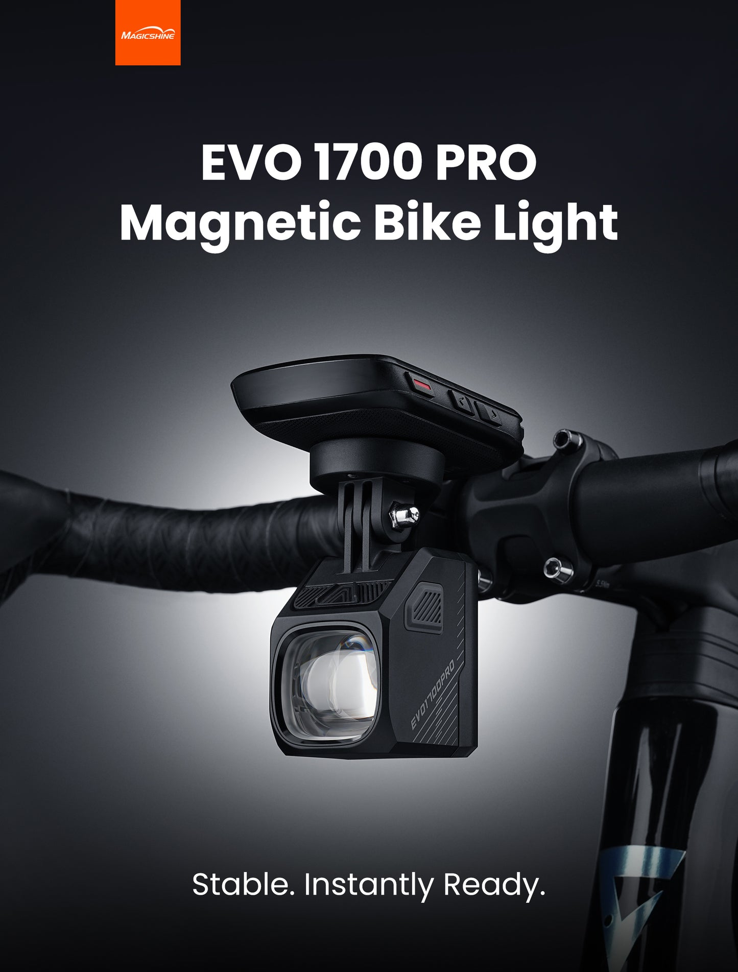 Magicshine EVO 1700 Pro Underneath Mounted Bike Light With Cut-Off Line Design