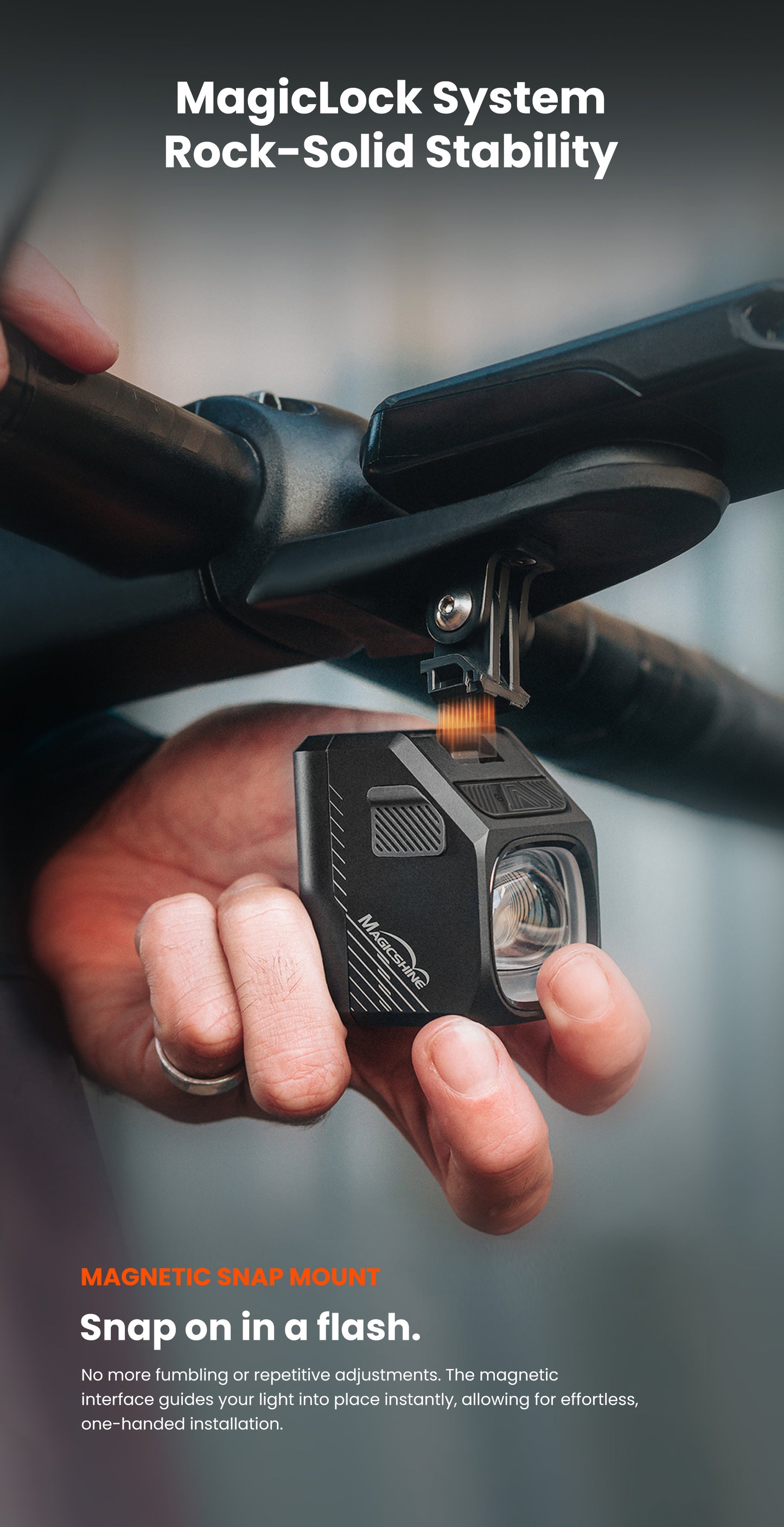 Magicshine EVO 1700 Pro Underneath Mounted Bike Light With Cut-Off Line Design
