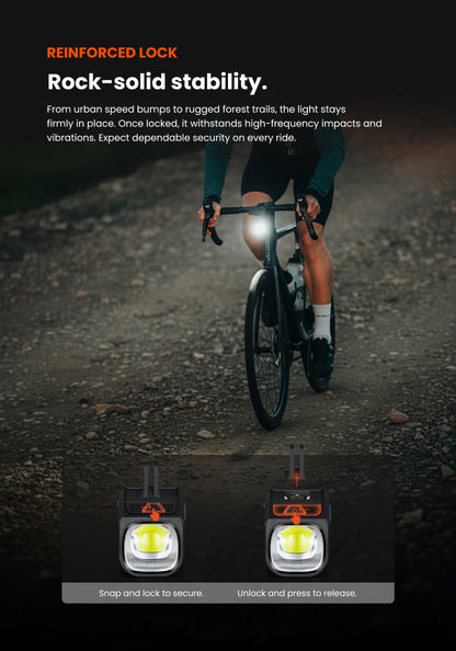Magicshine EVO 1700 Pro Underneath Mounted Bike Light With Cut-Off Line Design