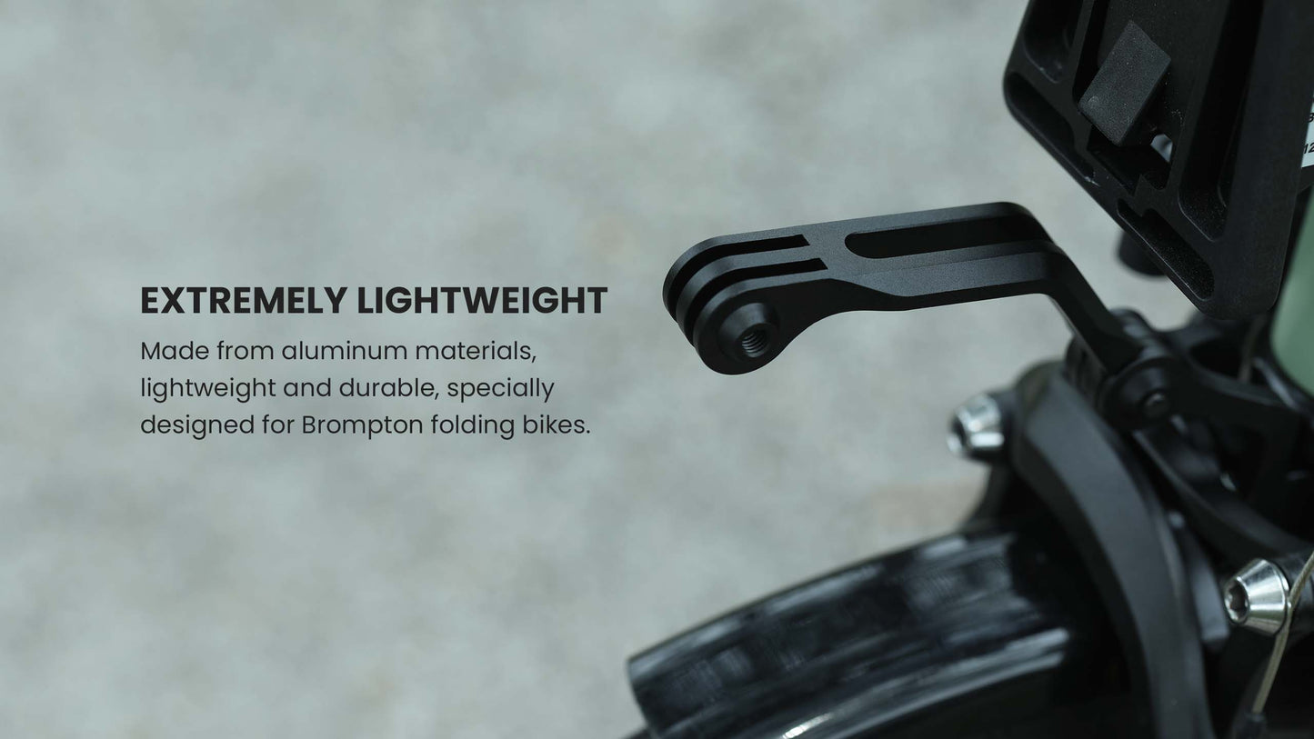 Magicshine FORKIX Extendable Front Light GoPro Mount for Brompton Folding Bikes