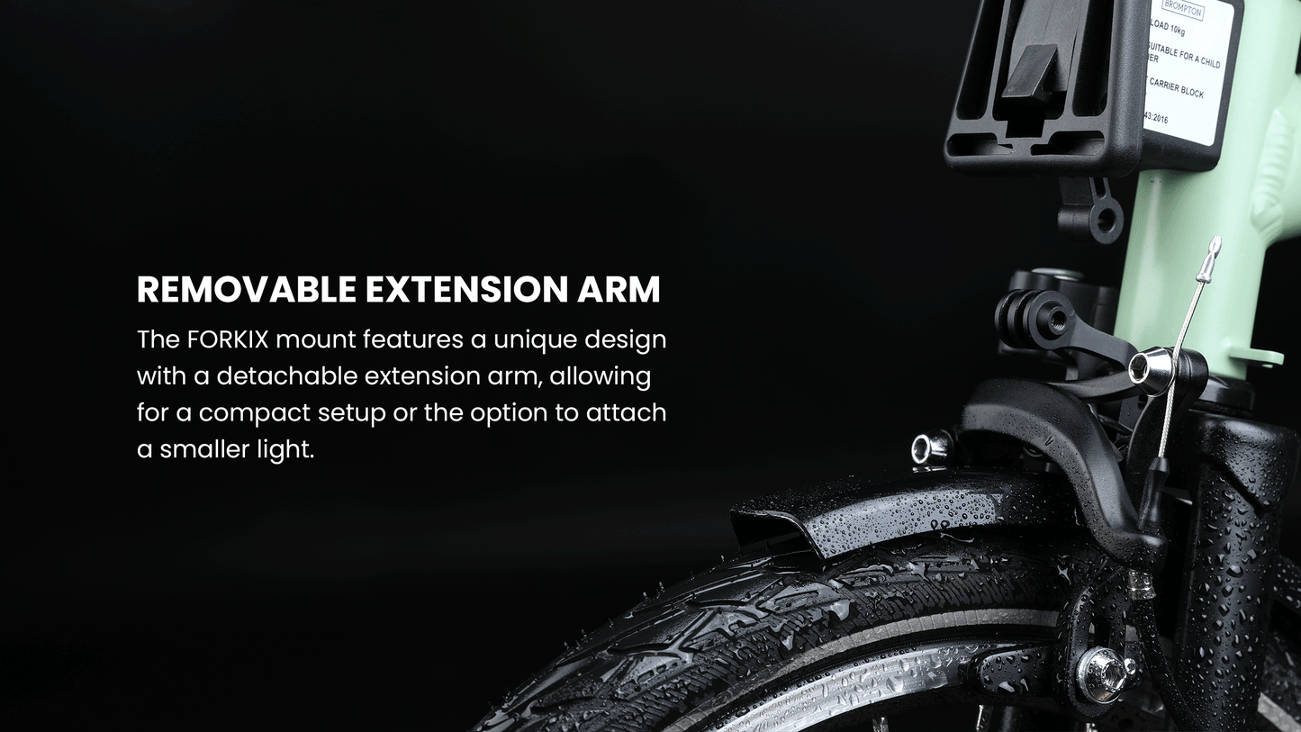 Magicshine FORKIX Extendable Front Light GoPro Mount for Brompton Folding Bikes