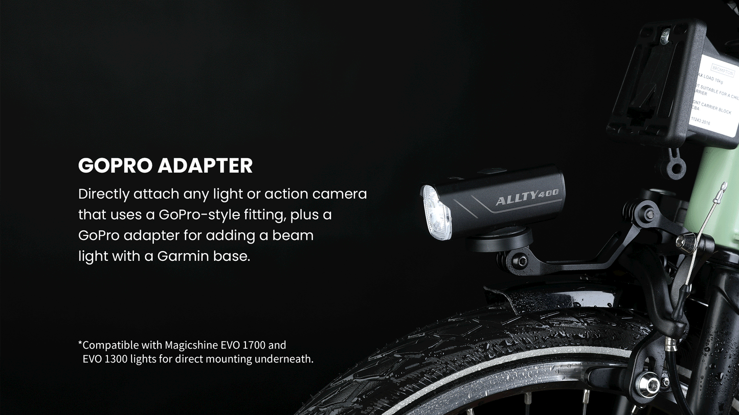 Magicshine FORKIX Extendable Front Light GoPro Mount for Brompton Folding Bikes