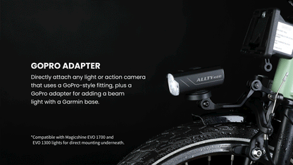 Magicshine FORKIX Extendable Front Light GoPro Mount for Brompton Folding Bikes