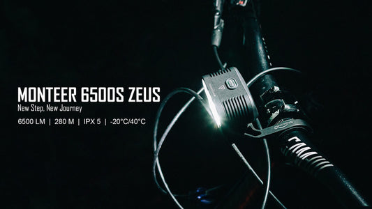 Monteer 6500S V2 Bike Front Light With Wireless Remote Switch