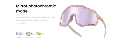 Morpher Cycling Glasses - Mirror Photochromic Model