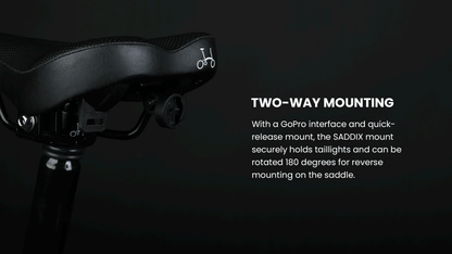 Magicshine SADDIX Mount - GoPro Mount for Brompton Bikes with SEEMEE Series Tail Light Adapter