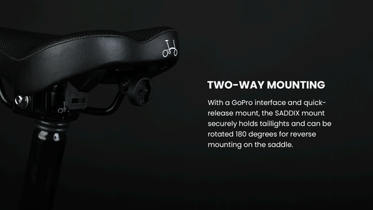 Magicshine SADDIX Mount - GoPro Mount for Brompton Bikes with SEEMEE Series Tail Light Adapter