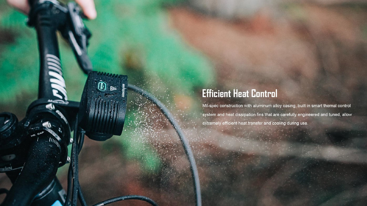 Monteer 8000S V2 Bike Front Light With Wireless Remote Switch