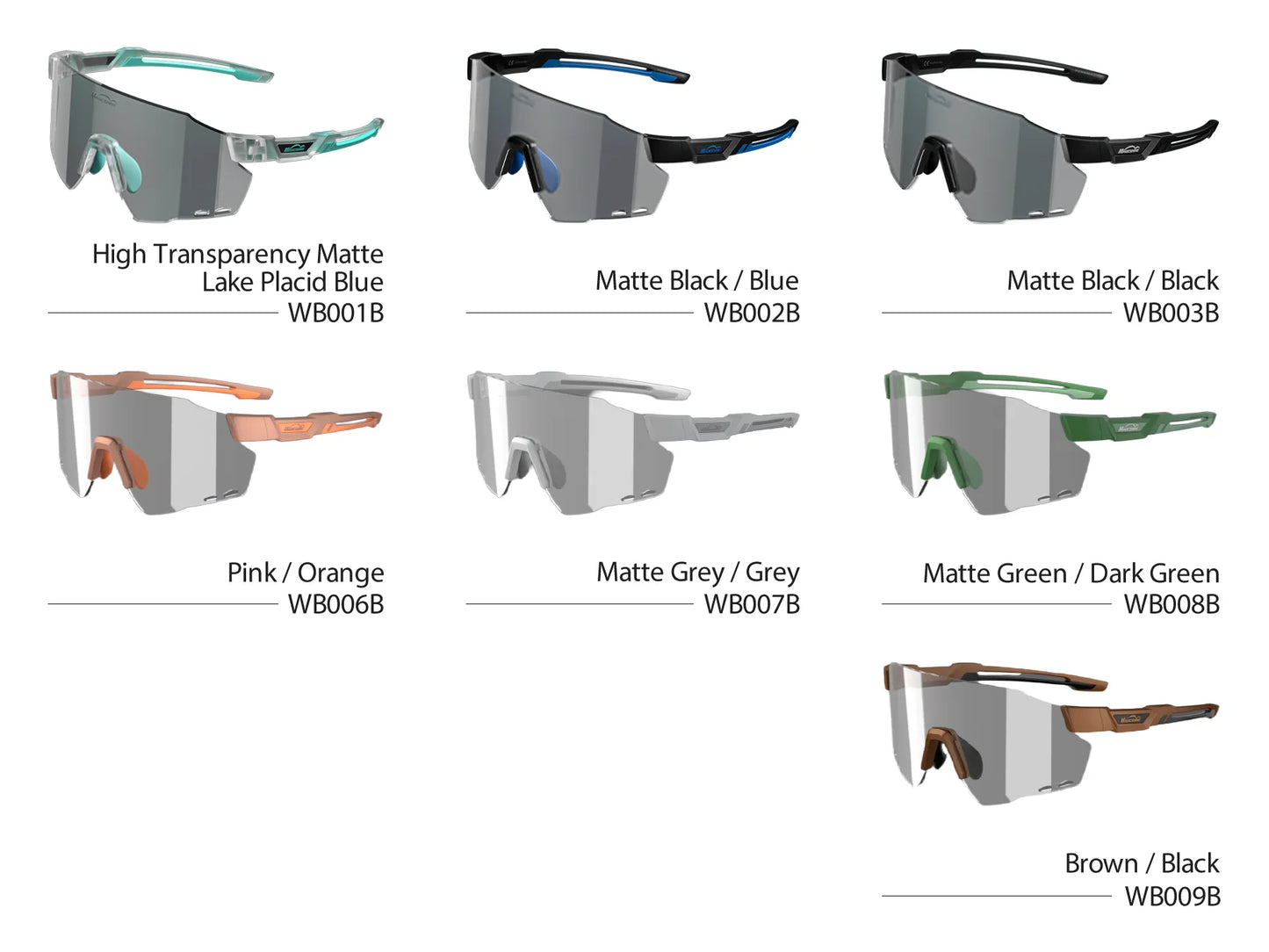 WINDBREAKER Photochromic Cycling Sunglasses