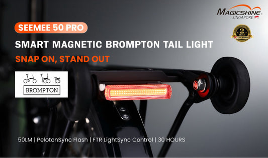 Magicshine SEEMEE 50 Pro Smart Magnetic Quick Release Brompton Bike Tail Light