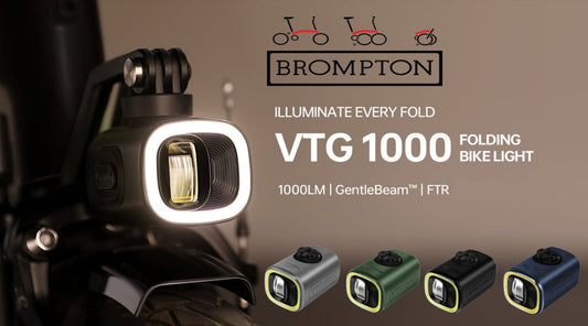 VTG 1000 Front Light for BROMPTON FOLDING BIKE
