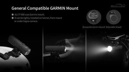 ALLTY 800 Bike Front Light