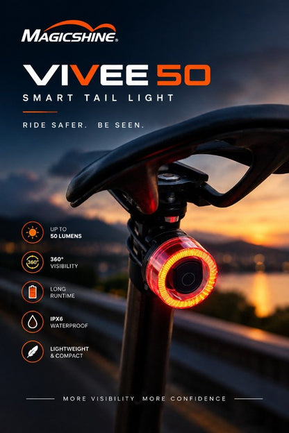 Magicshine VIVEE 50 Smart Bike Tail Light